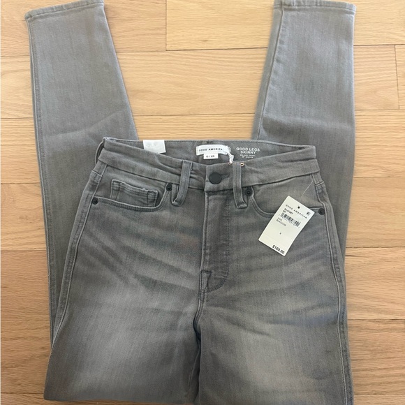 Good American Good Legs Skinny Jeans – Size 0 / 25 – Gray